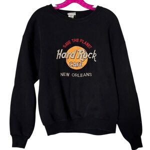80's Vintage Hard Rock Unisex Sweatshirt - Large